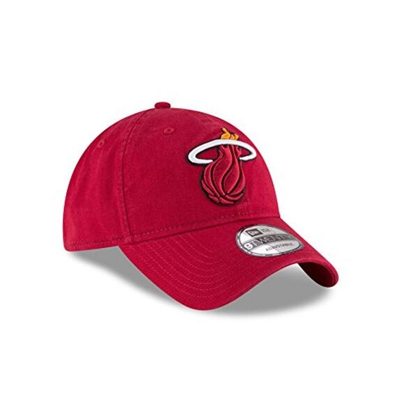NWT Era 9Twenty NBA Miami Heat Adult Men Core Classic 9Twenty Adjustable ,Red - Picture 1 of 4